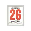 3664447231433-Oberthur - Bloc éphéméride classique - 7 x 9,5 cm - gris-P_405186499_2-1