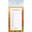3371010519453-Quo Vadis - Bloc mensuel - Français - Fantaisie - Blé - 12 mois de janvier à décembre - 16x33,5 cm - Papier Clairefontaine blanc - Fabri--0