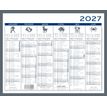 3147281600295-Calendrier Lecas 2 Couleurs 26,5x21 cm 1 Année Sur 2 Faces  Hamelin--0