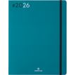 3664447205878-Agenda Flex - 1 semaine sur 2 pages - 22 x 28 cm - émeraude - Oberthur--0