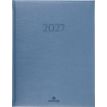 3664447231945-Agenda London - 1 semaine sur 2 pages - 22 x 28 cm - gris - Oberthur--0