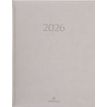 3664447206097-Agenda London - 1 semaine sur 2 pages - 22 x 28 cm - beige - Oberthur--0