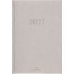 3664447231990-Agenda London - 1 semaine sur 2 pages - 17 x 24,5 cm - gris clair - Oberthur--0