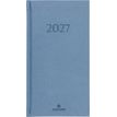 3664447232027-Agenda London - 1 semaine sur 2 pages - 9,5 x 17,5 cm - gris - Oberthur--0