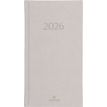 3664447206172-Agenda London - 1 semaine sur 2 pages - 9,5 x 17,5 cm - beige - Oberthur--0