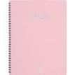 3664447208398-Agenda spiralé Galway - 1 semaine sur 2 pages - 22 x 28 cm - rose - Oberthur--0