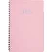 3664447208435-Agenda spiralé Galway - 1 semaine sur 2 pages - 19 x 24,5 cm - rose - Oberthur--0