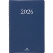 3664447208459-Agenda spiralé Galway - 1 semaine sur 2 pages - 19 x 24,5 cm - bleu marine - Oberthur--0