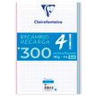 3037926761385-Clairefontaine - feuilles simples A4 - 300 pages - petits carreaux (5x5 mm) - perforées --P_405188458_1-0