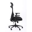 0404051884686-Fauteuil de bureau DESIGNER - Accoudoirs réglables - Appuie-tête - noir-P_405188468_3-2
