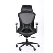 0404051884686-Fauteuil de bureau DESIGNER - Accoudoirs réglables - Appuie-tête - noir-P_405188468_5-4
