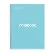 8422593486078-Notebook Emotions, Couverture rigide, A4, lignes horizontales 7 mm, 80 feuilles de 1 couleur, Miquelriu--0