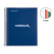 8422593499474-Notebook Emotions, Couverture souple, A5, lignes horizontales 7 mm, 120 feuilles de 5 couleurs, Miquelr--1
