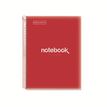 8422593021064-Notebook Emotions, Couverture souple, A4, séyès, 80 feuilles de 1 couleur, Miquelrius, Rouge.--0