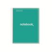 8422593021347-Notebook Emotions, Couverture souple, A4, séyès, 80 feuilles de 1 couleur, Miquelrius, Turquoise.--0