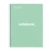 8422593467312-Notebook Emotions, Couverture rigide, A4, lignes horizontales 7 mm, 120 feuilles de 5 couleurs, Miquelr--0