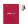 8422593485552-Notebook Emotions, Couverture rigide, A4, lignes horizontales 7 mm, 120 feuilles de 5 couleurs, Miquelr--1