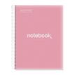 8422593485712-Notebook Emotions, Couverture souple, A4, lignes horizontales 7 mm, 120 feuilles de 5 couleurs, Miquelr--0