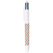 3086123758759-BIC Stylo à Bille 4 Couleurs Original à Pointe Moyenne Rétractable (1,00 mm) - Décors Thématique Sud-P_405189041_4-3