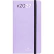 3664447232515-Agenda Flex - 1 semaine sur 2 pages - 9,5 x 17,5 cm - lilas - Oberthur--0
