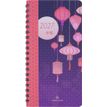 3664447232270-Agenda de poche spiralé Tokyo - 1 semaine sur 2 pages - 9,5 x 17 cm - lanternes - Oberthur--0