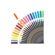 4057305024350-edding 1340 - Feutre pinceau à pointe souple - pour carton - couleurs assorties - encre 