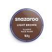 0766416189882-Snazaroo Classic - Peinture - peinture à base d'eau - marron clair - 18.8 g-P_405202391_1-0