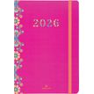3664447179414-Agenda Merida - 1 semaine sur 2 pages - 17 x 24,5 cm - fuchsia - Oberthur--0