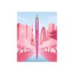 3026981981951-Parker Jotter - Stylo bille - Édition spéciale Tokyo - Rose Finition chrome - Encre Bleu-P_405216611_3-4
