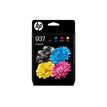 0199764688569-HP 937 - Pack de 4 - noir, jaune, cyan, magenta - cartouche d'encre originale (6C400NE)-P_405216949_47-17