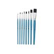 3167869522054-Pebeo Artist - Lot de pinceaux - 8 parties - rond, plat - taille : 1, 2, 4, 6, 8, 12, 18-P_405220541_1-0