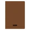 3210330186412-Calligraphe 8000 - Cahier polypro A4 (21x29,7 cm) - 96 pages - grands carreaux (Seyes) - marron--0