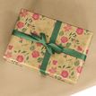 5404019381382-Rouleau papier cadeau kraft 0,7 x 50 m 65g imprimé fleurs - Viquel-P_405221361_3-2