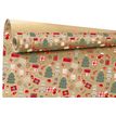 3281650603378-Rouleau papier cadeau kraft Noella brun 0,70 x 50 m-P_405221647_1-0