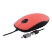 0404052235159-T'nB SUNSET - Souris filaire - 3 boutons - rouge-P_405223515_2-1