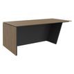 3253310544116-Bureau KHEOPS avec pied droit à gauche - L200 - plateau imitation noyer - structure carbo-P_405223988_1-0