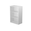 7331920008207-Bibliothèque haute Trend - L80xP44xH120 cm - 2 portes en verre dépoli - gris-P_405224146_1-0
