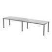 8427951930224-Rocada Executive - Table - rectangulaire - transparent - gris, RAL 9006 base-P_405224739_1-0