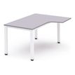 8427951930750-Rocada Executive - Table - en L (droite) - gris - blanc base-P_405224786_1-0