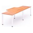 8427951221179-Rocada Executive - Table - en forme de L - chêne - blanc base-P_405224884_1-0