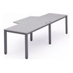Rocada Executive - Mesa doble - L360 cm - gris - antracita base