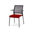 8427951072719-rocada Ergoline - Chaise - visiteur - accoudoirs - métal - rouge, noir époxy-P_405224946_1-0