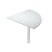 0404052254648-Angle de liaison à 90° pour Bureau Trend - pied effet chromé - plateau blanc--0