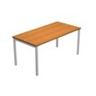 Bureau droit Trend - L140 - pieds arches - plateau imitation aulne