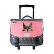 3663842008978-Cartable a roulettes 38 cm Wonder Fox- 2 compartiments- gris-  Pol Fox-P_405225991_1-0