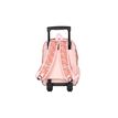 3661507562124-Sac à dos à roulettes BELLA SARA DREAM FLOWERS-2 compartiments- rose- Kid'Abord-P_405226014_3-2