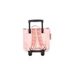 3661507564128-Cartable à roulettes BELLA SARA DREAM FLOWERS-2 compartiments- rose- Kid'Abord-P_405226016_3-2