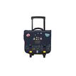Cartable à roulettes KIP PRESS START-2 compartiments-marine- Kid'Abord 