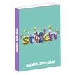 Agenda Stitch - 1 jour par page - 12x17 cm - vert - Bagtrotter