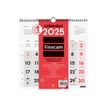 8422952380740-Finocam - Calendrier - fixation murale - 2025 - neutre - mois à afficher - 300 x 300 mm --P_405226677_3-0